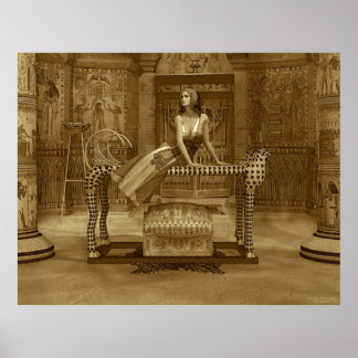 Poster Egyptian Queen