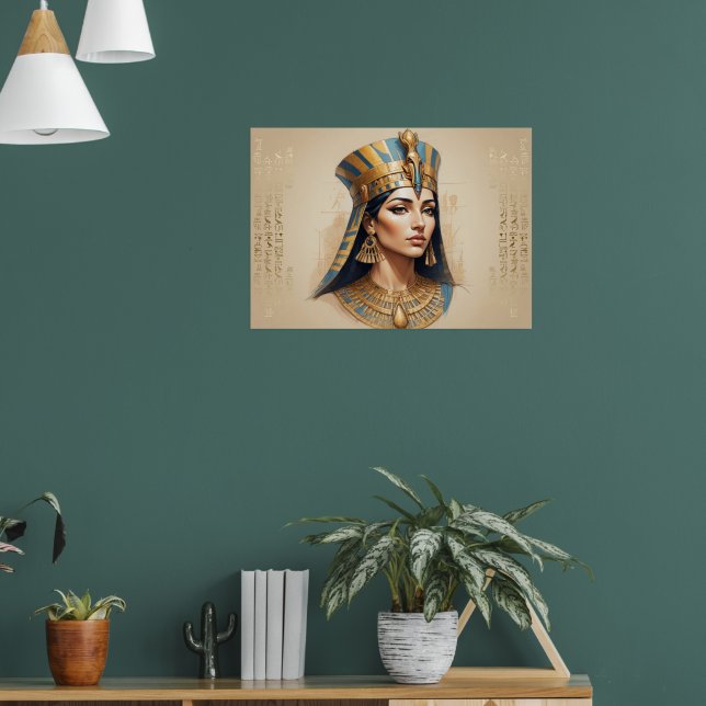 Poster Egyptian Queen Wall Art – The Spirit of Ancient (Sala de Estar 1)