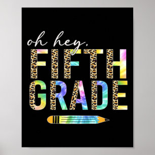 Poster Ei, 5º ano de volta aos estudantes 5 Gra
