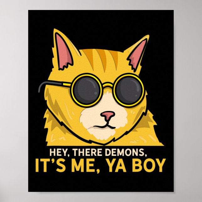 Poster Ei, Demônios Sou Eu, Ya Boy - Caça Fantasma Louca (Frente)