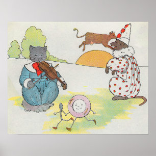 Poster Ei Diddle Diddle O Gato e o Rhyme Inativo