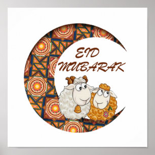 Poster eid aladha mubarak 2025