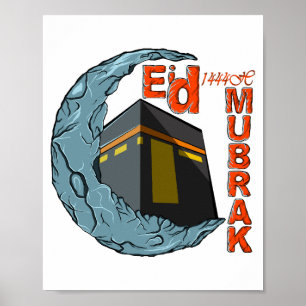 Poster Eid muçulmano