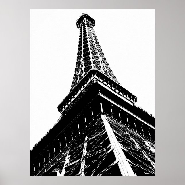 Pôster Eiffel em branco (Frente)