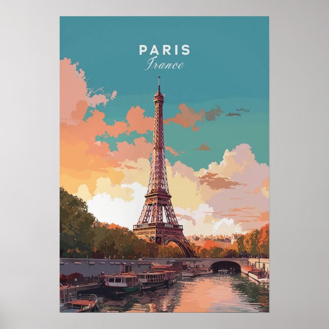 Poster Eiffel Tower, Paris (Frente)