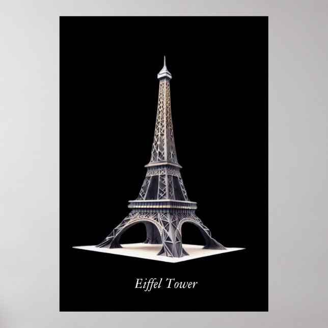 Poster Eiffel Tower Paris (Frente)