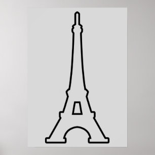 Poster Eiffel Tower Paris França