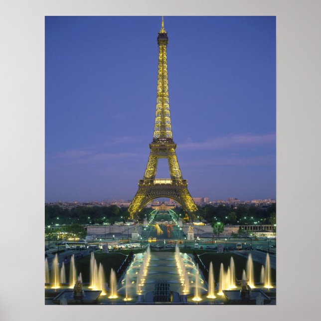 Pôster Eiffel Tower, Paris, França 2 (Frente)