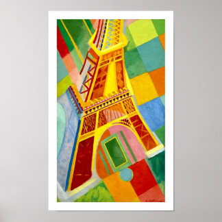 Pôster Eiffel Tower Paris, Francis, por Robert Delaunay