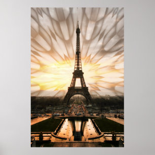 Pôster Eiffel Tower, print