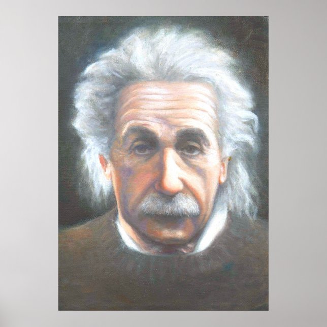 Poster Einstein by Carol Broderick (me mum) (Frente)