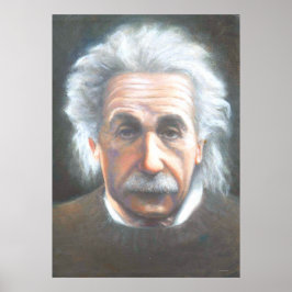 Poster Einstein by Carol Broderick, science, painting