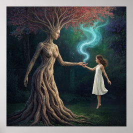 Poster "Eirene’s Woodland Crossing” – A Surreal Reality