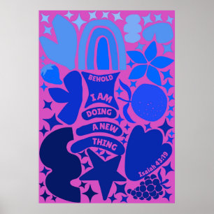 Poster Eis que estou Fazendo uma Coisa Nova 