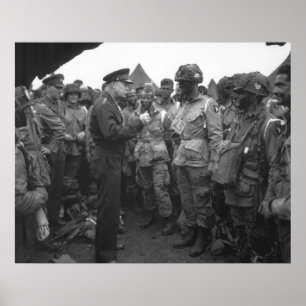 Pôster Eisenhower e o transportado por via aérea