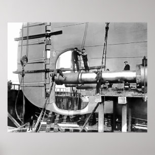 Pôster Eixos de hélice titânicos