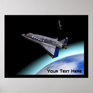 Poster El Al Space Shuttle