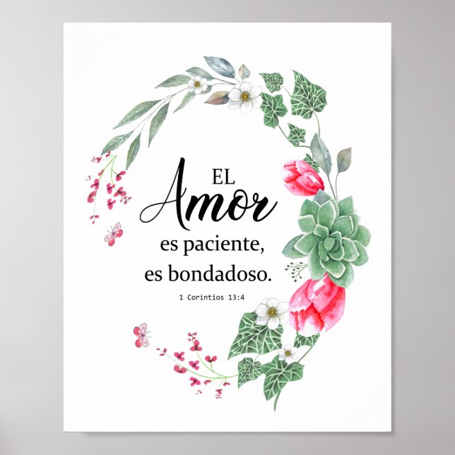 Poster El amor es paciente Póster (Frente)