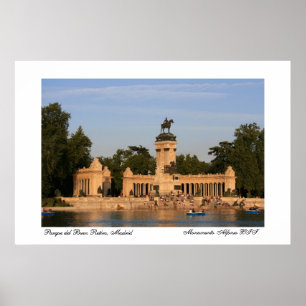 Poster El Buen Retiro, Madrid