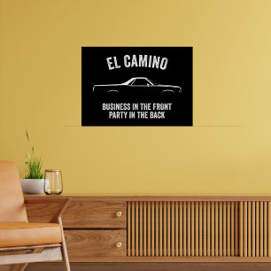 POSTER EL CAMINO AMERICAN MUSCLE SLOGAN