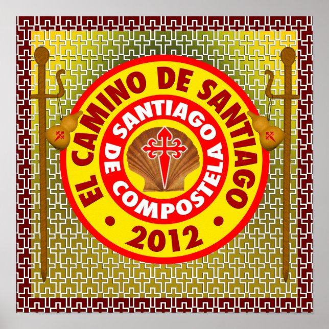 Pôster El Camino de Santiago de Compostela (Frente)