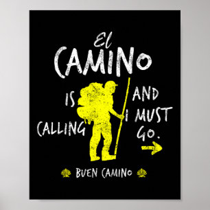 Poster El Camino está chamando e eu preciso ir Santiago C