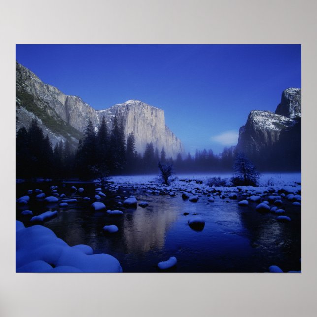 Poster El Capitan Mountain, Parque Nacional de Yosemite, (Frente)