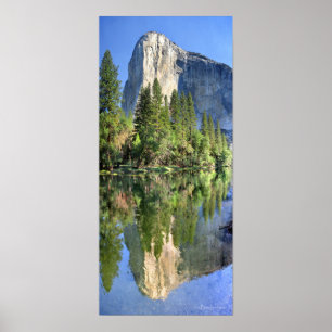 Pôster El capitan sobre o rio Merced - Vale de Yosemite