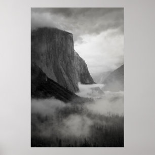 Poster El Capitan With Swirling Mist