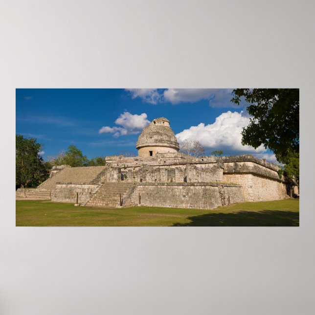 Poster El Caracol em Chichen Itza (Frente)