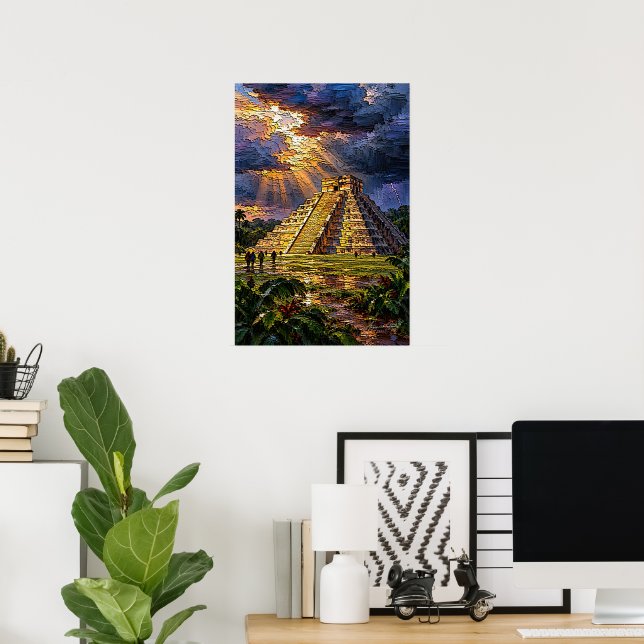 Poster El Castillo Antes da Tempestade (Escritório em casa)