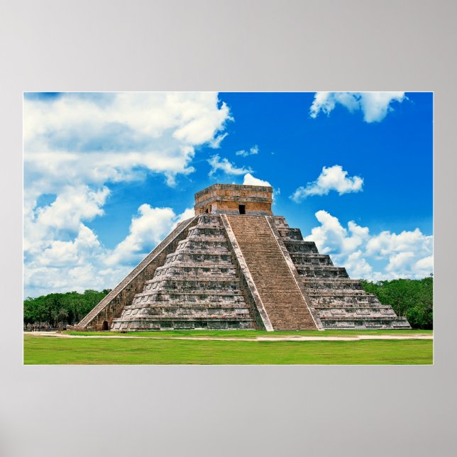 Poster El Castillo em Chichen-Itza (Frente)