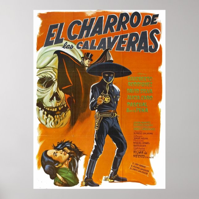 Poster El Charro De Las Calaveras (Frente)