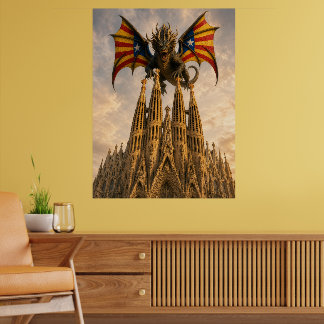 Poster El Drac - Dragão Catalão Sobre a Sagrada Família