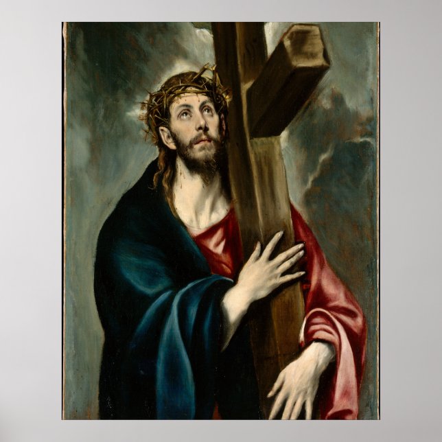 Poster El Greco - Carregando Cristo Da Cruz (Frente)