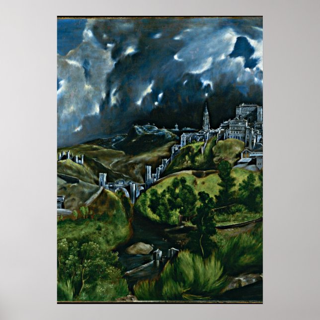 Poster El Greco - Visão de Toledo (Frente)