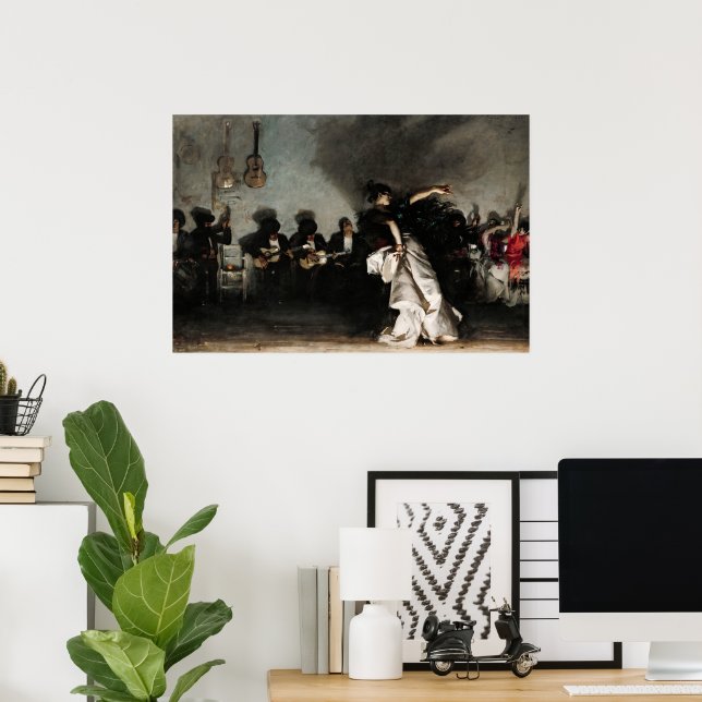 Poster El Jaleo por John Singer Sargent (Escritório em casa)