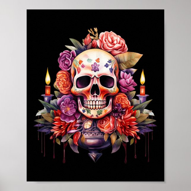 Poster El Jefe Perfect Mexicano Dia De Los Muertos Hallow (Frente)