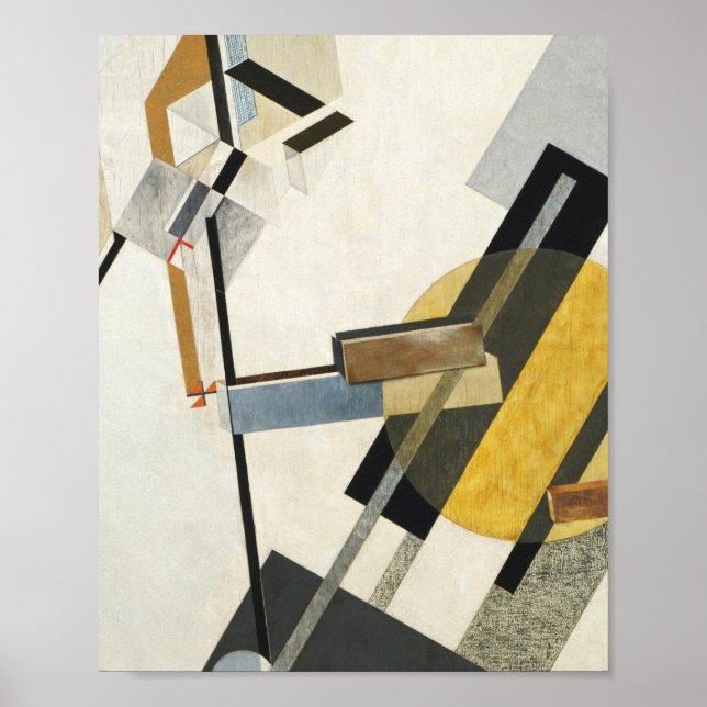 Poster El Lissitzky Proun 19D (Frente)