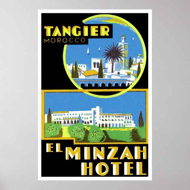 Pôster El Minzah Hotel, Tangiers (Frente)