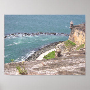 Poster EL Morro, Puerto Rico