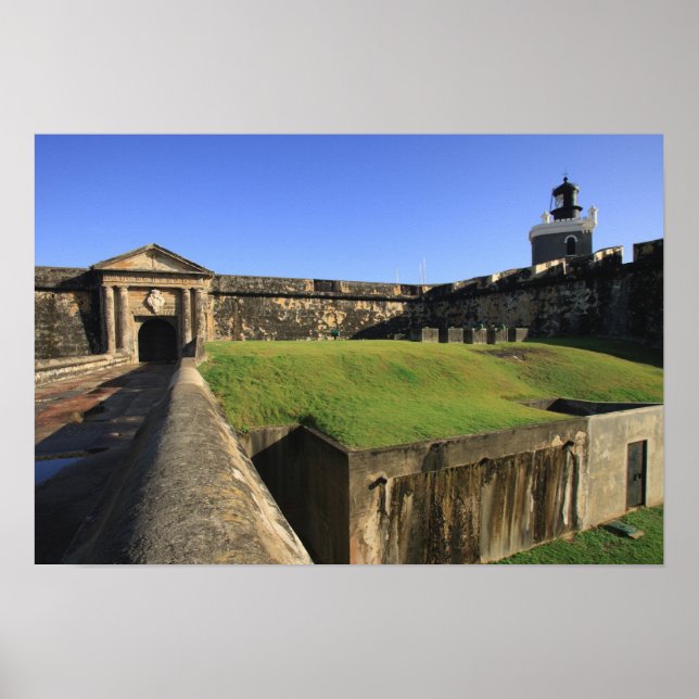 Pôster El Morro, San Felipe Castle, Drawbridge, frente (Frente)