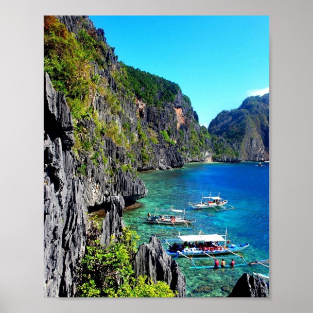 Poster El Nido em Palawan (Frente)