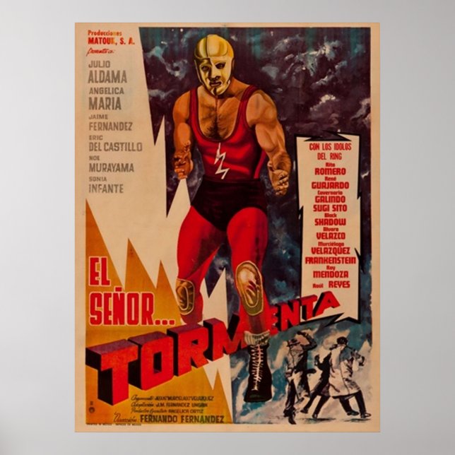 Poster El Senor Tormenta (Frente)