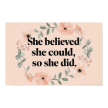 Ela acreditava em flores silvestres minimalistas e