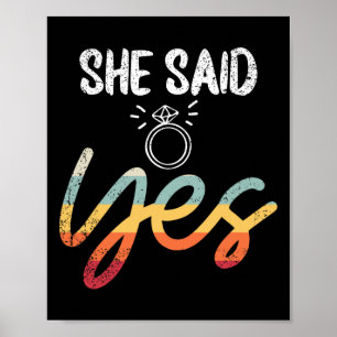 Poster Ela Disse Que Sim, De Fim De Casamento Sr. Engaged