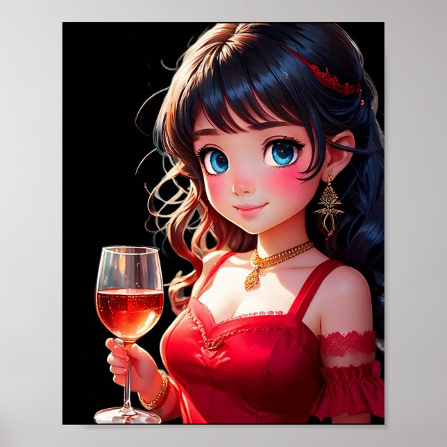 Poster Ela é uma pin-up artística especial (Frente)