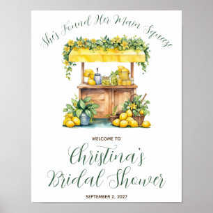 Poster Ela encontrou seu Chá de Noiva Main Squeeze Bem-vi