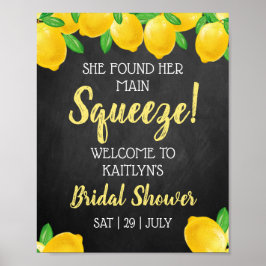 Poster Ela Encontrou Seu Chá de panela De Limão De Aperte