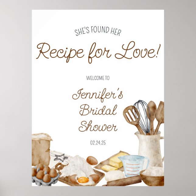 Poster Ela encontrou sua receita para o amor! Chá de pane (Frente)